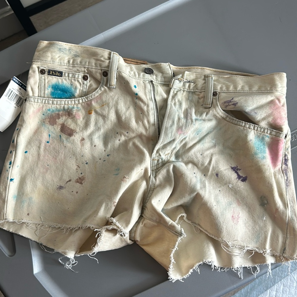 Polo Denim Watercolor Shorts